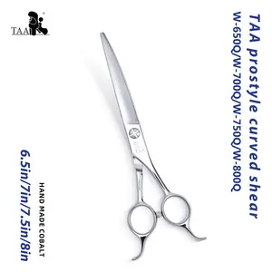 TAA Dog Grooming Scissors prostyle curved shear