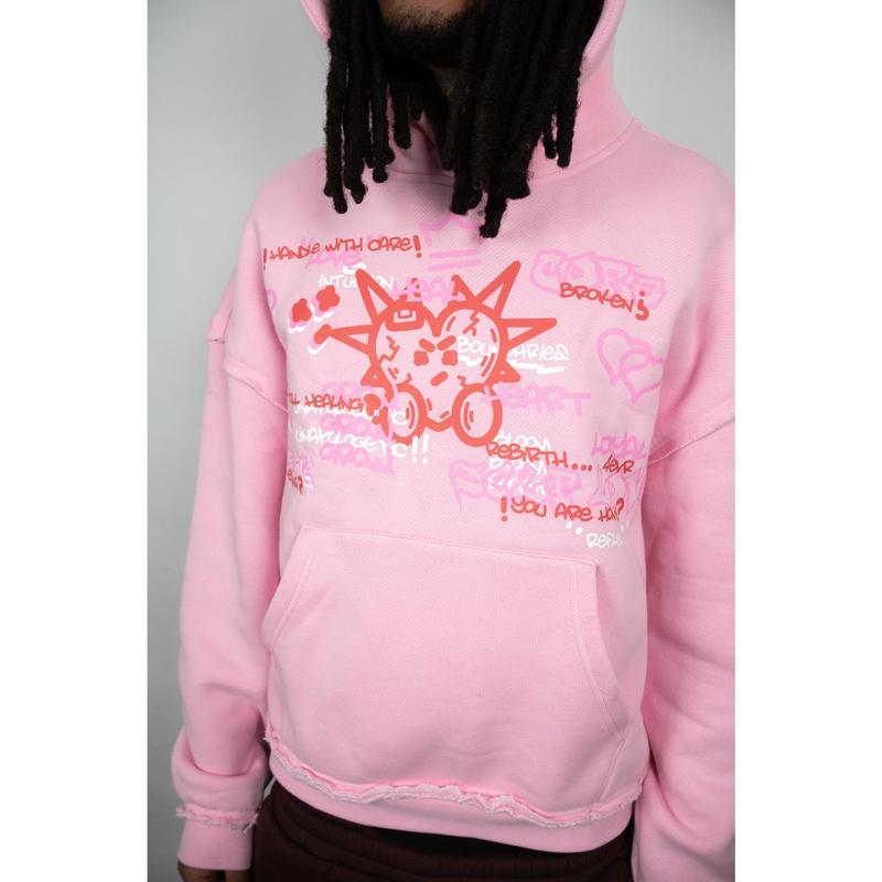 Pink Graffiti Cora Hoodie