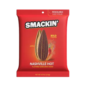SMACKIN' Sunflower Seed LIMITED EDITION Variety Pack | Mexican Street Corn, Nashville Hot, & Birthday Cake | Resealable 4 OZ Bags