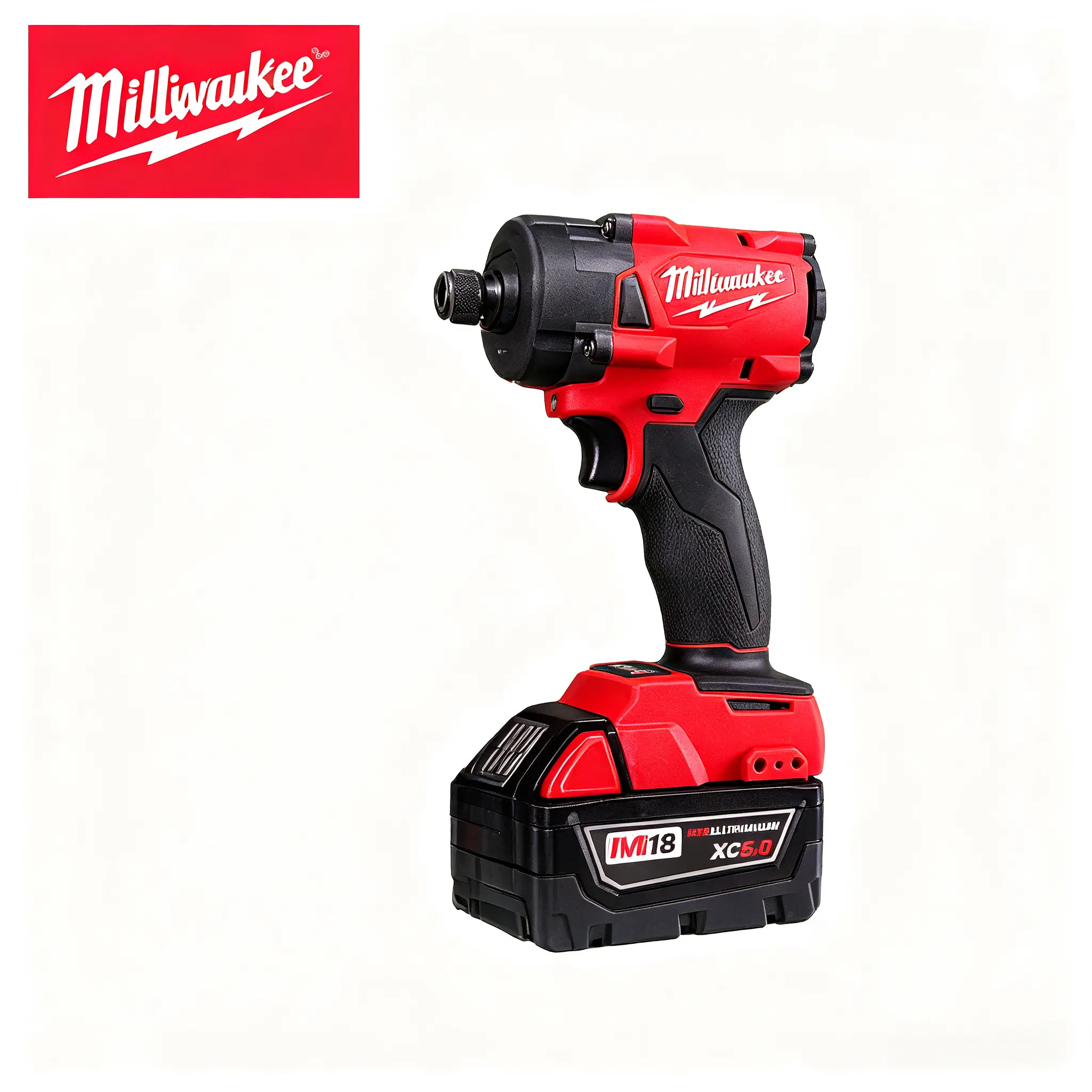 Milwaukee M18 Brushless Compact Cordless Impact Driver,   for Construction, Automotive Repair & DIY portable mechanical high torque cordless   wrench power Multifunctional Ratchet Socket Set Large Capacity Metal Hand Toolbox 2-in-1 scraper metric tool