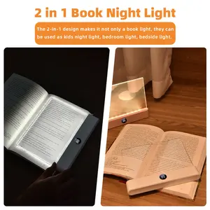 Rechargeable Book Light for Reading in Bed, LED Clear Reading Light, Dimmable & Timer Lamp, Perfect Night Light Gifts for Readers