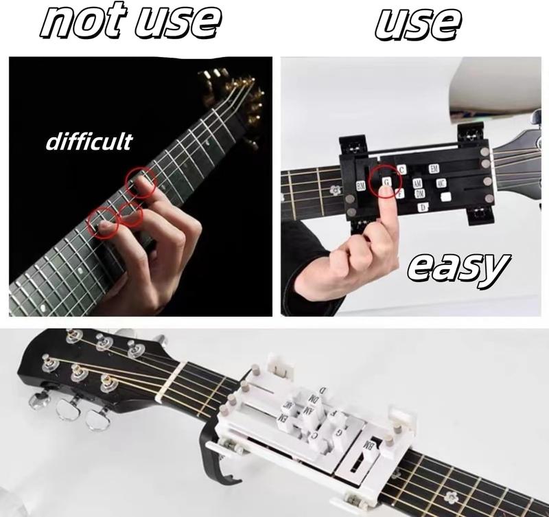 Guitar Aid Chords  Rhythm Teaching, Guitar Aid Chord Trainer, Guitar Chord Presser, Guitar Aid Assisted Tool for Family Beginners Friends  Gifts,Valentine's Day Gifts ,Deals for you days
