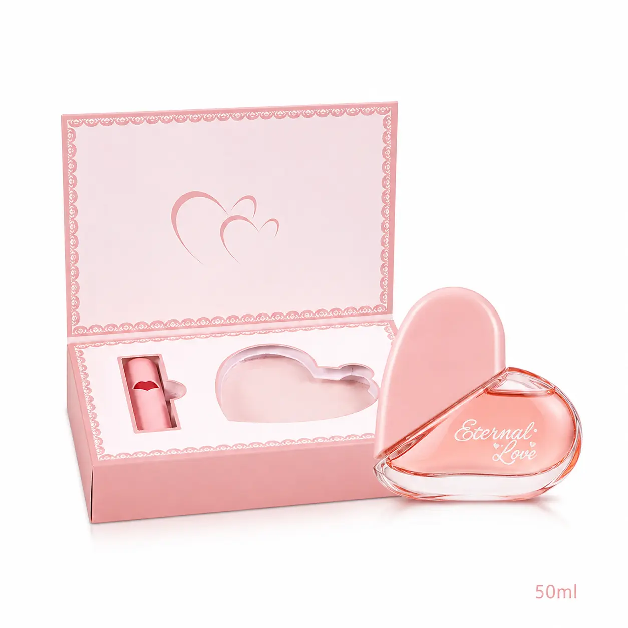 Women's Eternal Love 50ml Heart-Shaped Perfume, Single Item Women's Fragrance, Women Perfumes