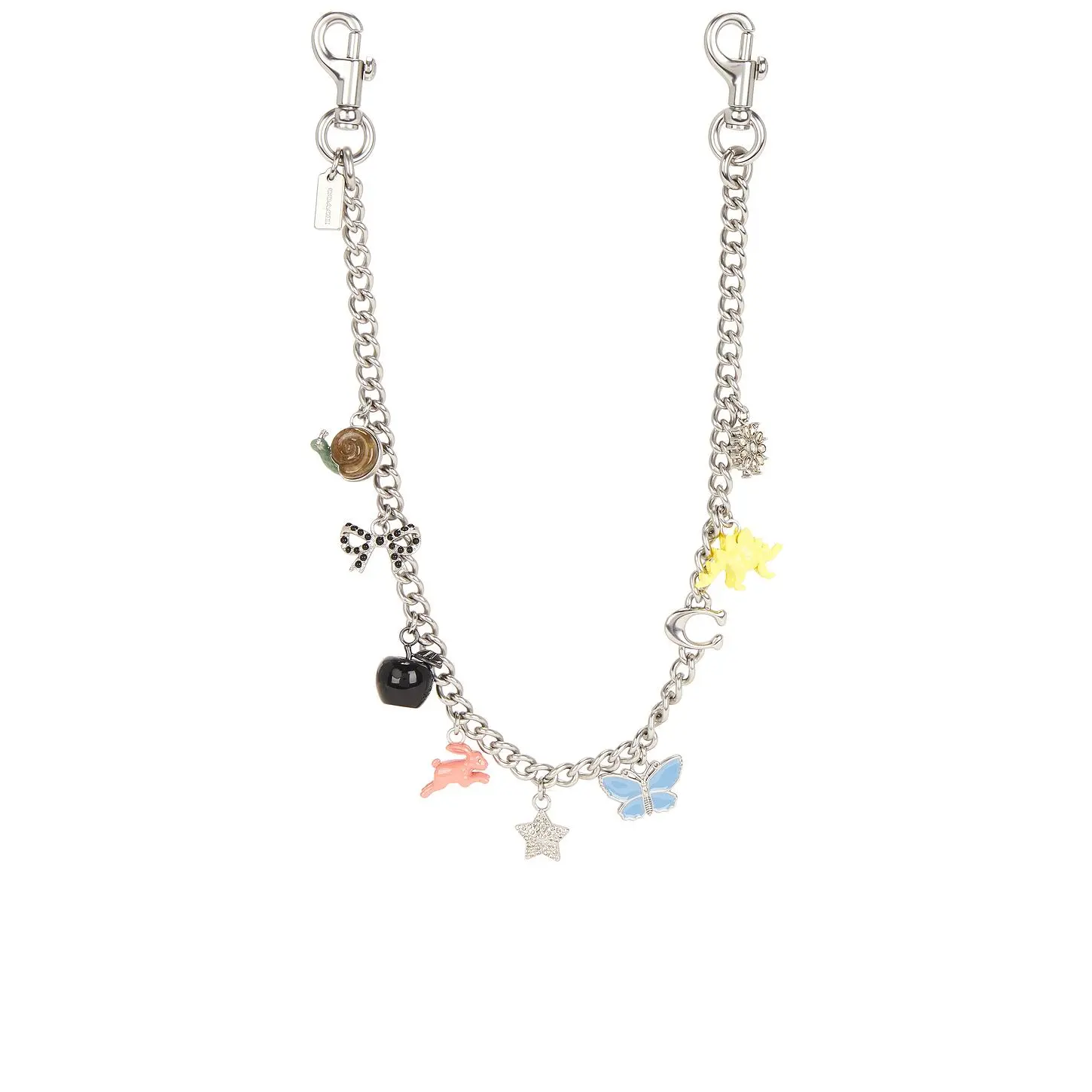 Coach Motif Chain Strap in Multi Coach Motif Chain Strap in Multi
