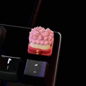 Anime Jujutsu Kaisen Keycaps Including Gojo Satoru Keycaps for Cross-Axis and Magnetic-Axis Mechanical Keyboards Single Keycap