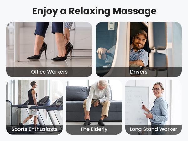 Nekteck Shiatsu Heating Foot Massager, Lightweight Foot Massage with Roller, Ideal for Offices and Home, Mother's Day Gift