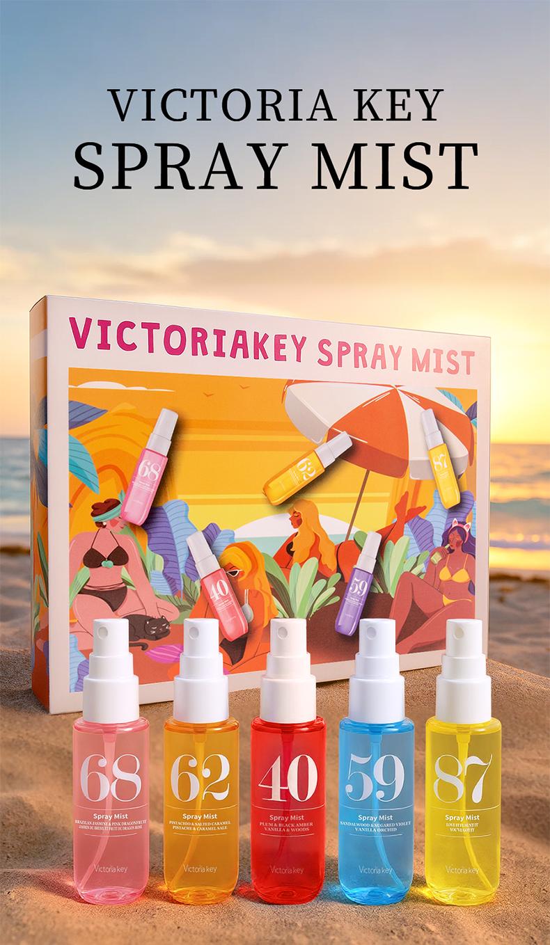 Spray Mist Set - Limited Edition Brazilian Perfume Spray Set with Natural Fresh Scent Ideal for Travel Home Office Perfect Gift for Holidays