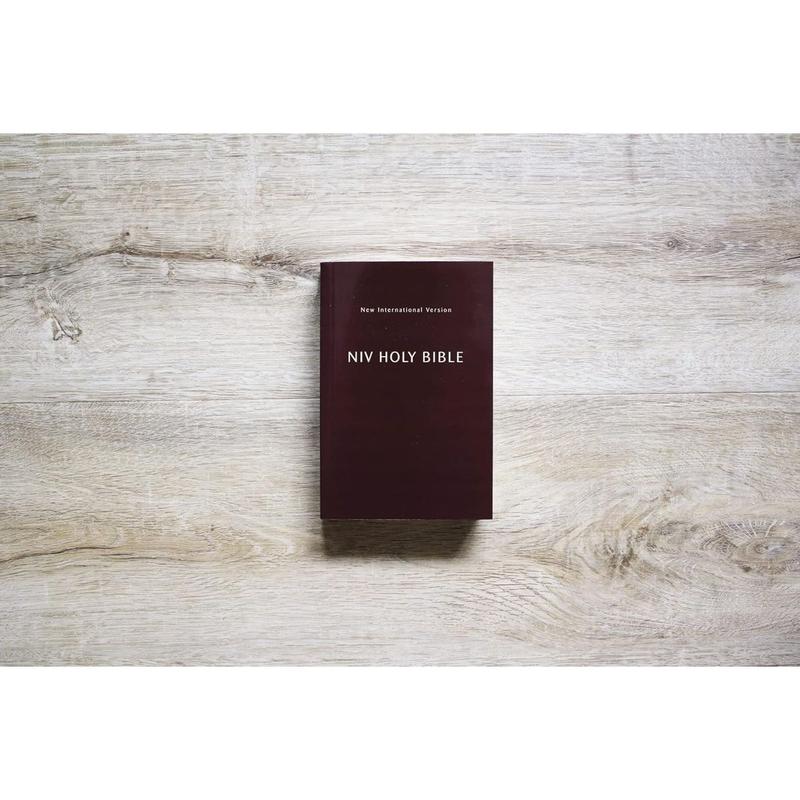NIV, Holy Bible, Compact, Paperback, Burgundy, Comfort Print Paperback – July 19, 2022