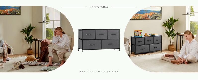 FurnishFlex  Dresser  -  Bedroom Dresser