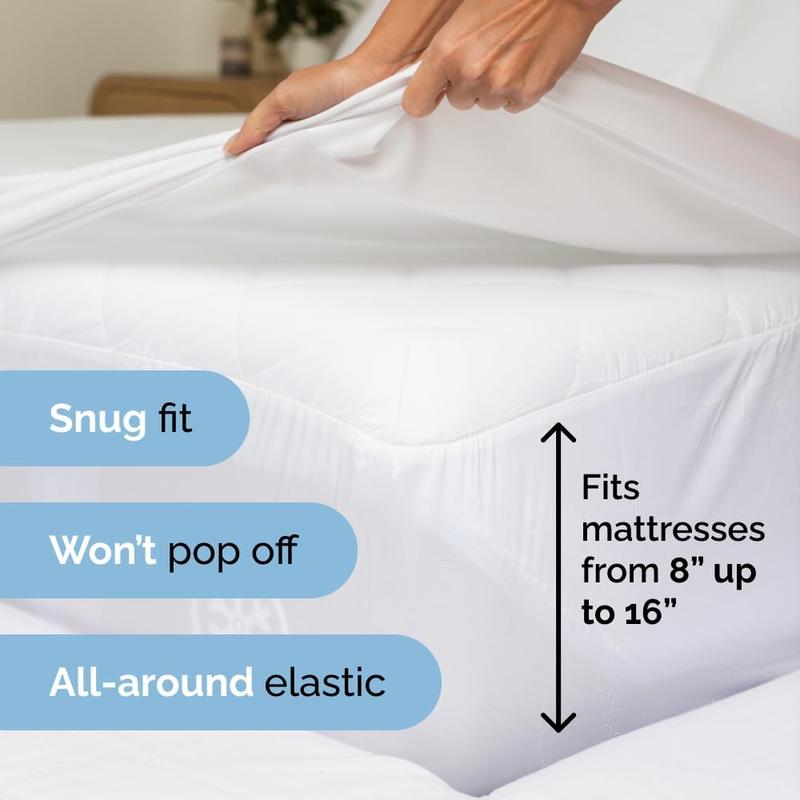 CGK 6-Piece Sheet Set – Deep Pocket, Wrinkle-Resistant, Cooling, 1 Fitted Sheet, 1 Flat Sheet, 4 Pillowcases
