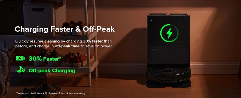 Roborock Qrevo Series Robot Vacuum and Mop (QV 35A), 8000Pa Suction, Anti-Tangle Brushes, Smart Obstacle Avoidance, Auto Mop Washing, All-in-One Dock, 200RPM Spinning Mops #GiftedInLove