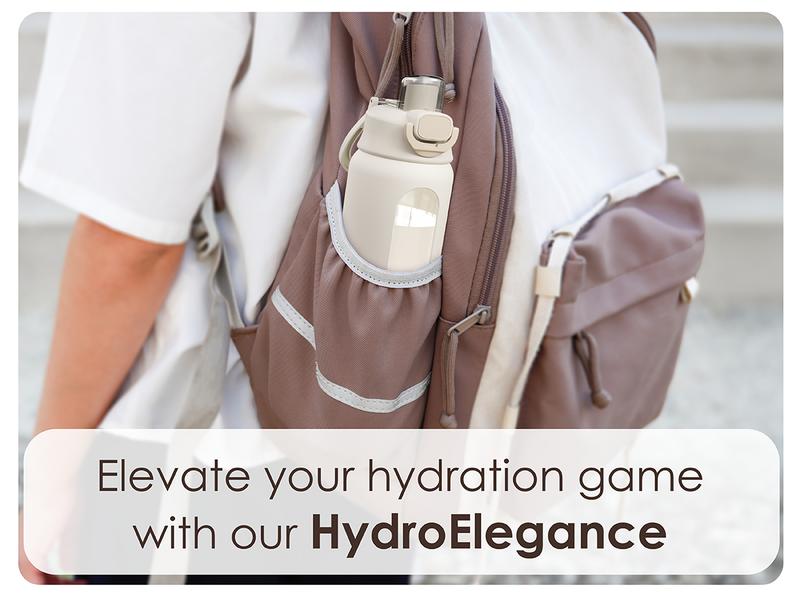 Sandjest Glass Water Bottle with Silicone Sleeve 24oz with Lid, Motivational Drinking Hydration Bottles for Men Women Gym Travel Sports Christmas Gift