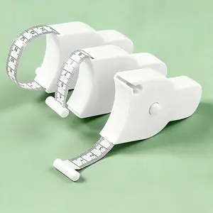 Body Measuring Tape 60 InchWhite,3D Automatic Lock forAccurate Waist/Hip Measurements