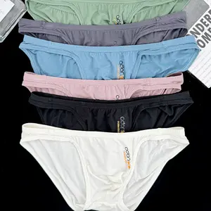 ADANNU Modal Bikini Triangle New Color Matching Men's Underwear Low Waist Sexy Quick Dry Soft SkinFriendly Breathable Boy Briefs