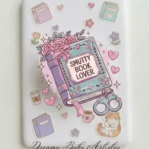 Magnetic Phone Grip Smutty Book Lover Handcuffs, Magsafe Compatible Kindle Holder High-quality Print, Spicy Romance Reader Gift Strong Magnet