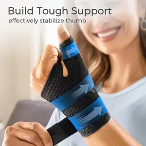 Adjustable Thumb & Wrist Stabilizer Brace with Thumb Alignment Assistance & Injury Prevention - Breathable Support Protector for Arthritis, Carpal Tunnel, Fracture, Post-Surgery - Compatible for Sports, fracture management, Wrist tiktokshopspringglowup