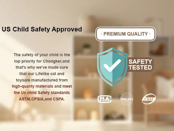 Product Introduction of 【TikTokShopBacktoSchool】Chongker Stylish Daypack Plush Cat Backpack - Realistic Stuffed Animal Fashion Accessory & Unique Gift for Cat Lovers - 1 Set Gift Wrap 13