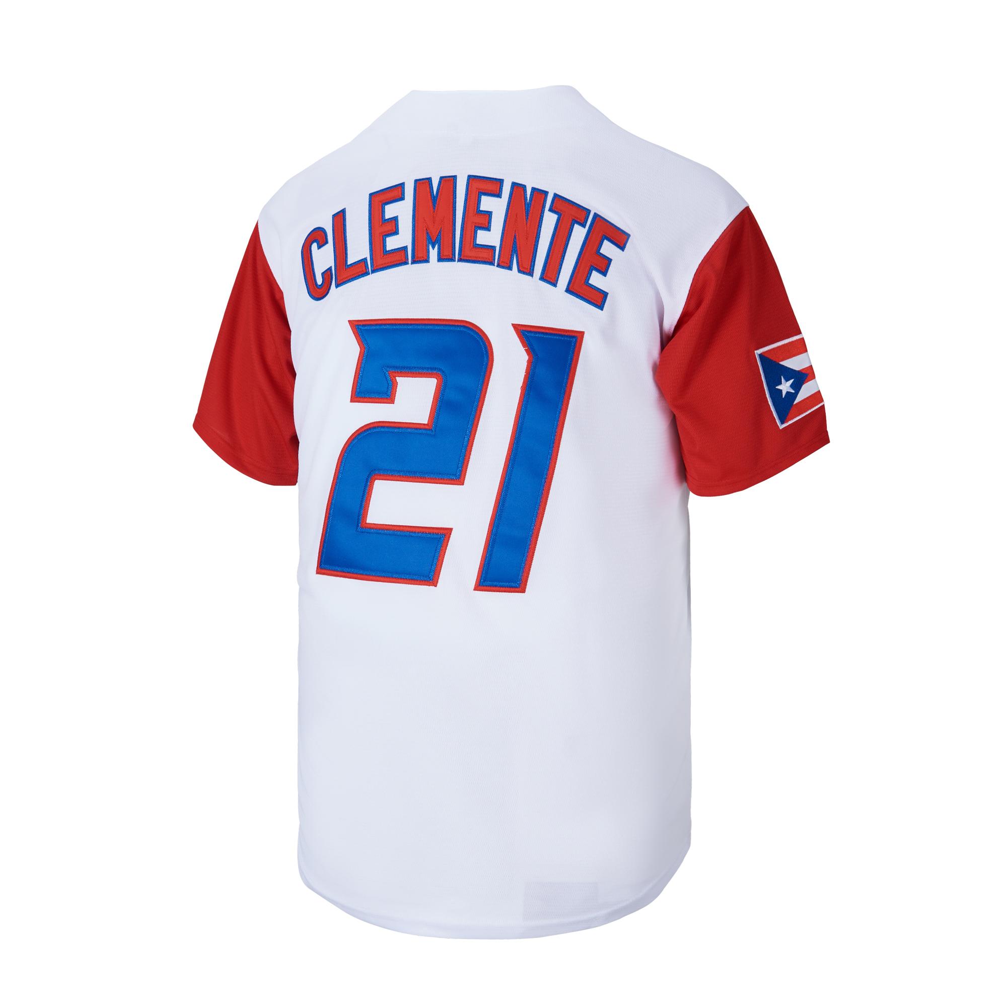 Roberto Clemente 21 Puerto Rico White Baseball Jersey,Gift for Game Day
