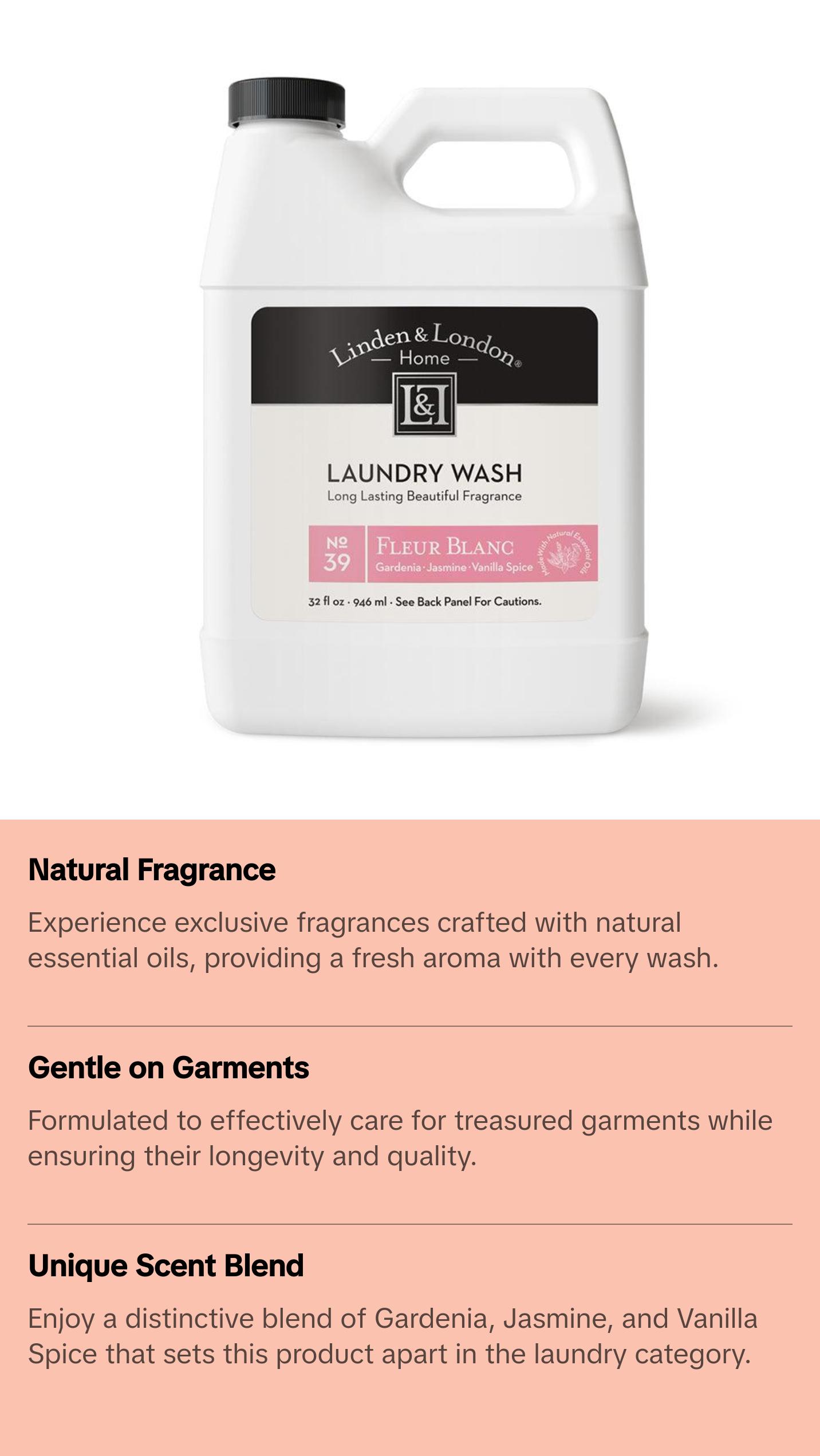 Laundry Wash FLEUR BLANC 32oz