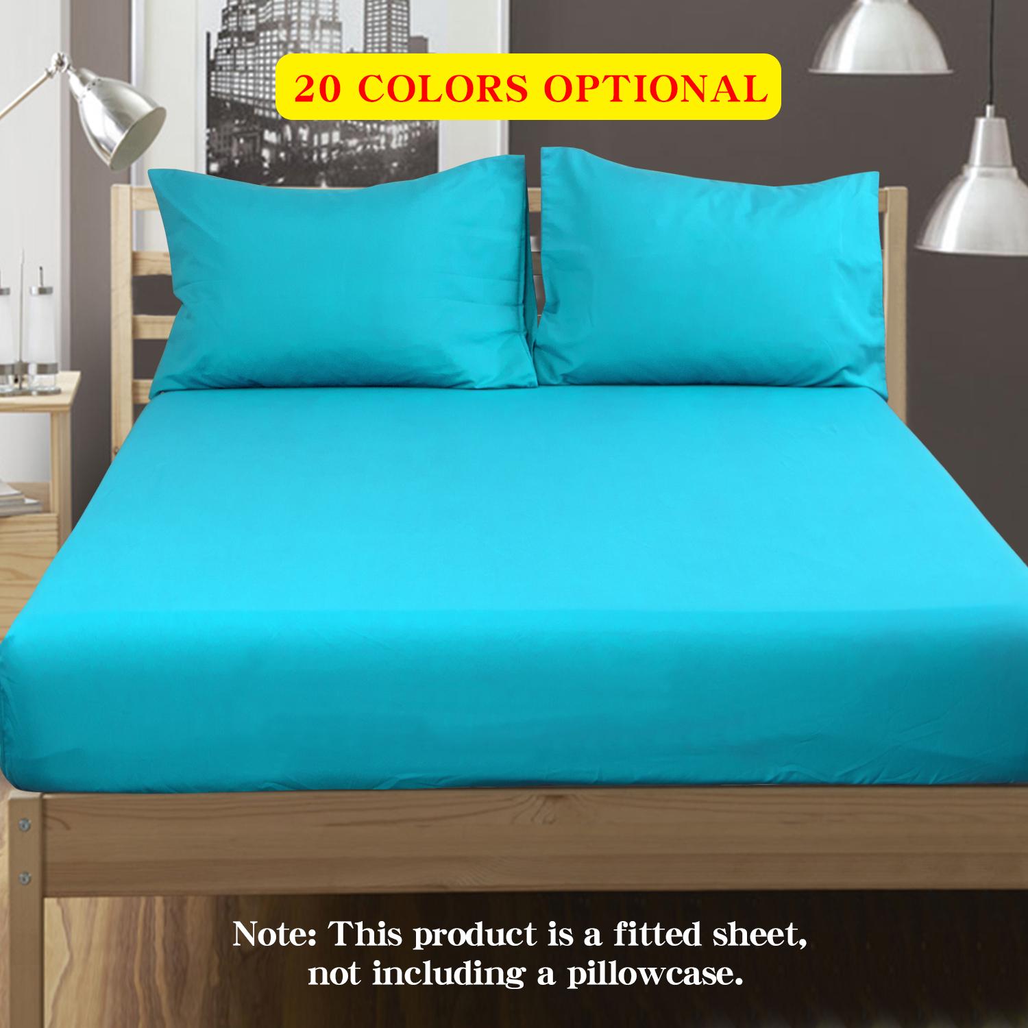 NTBAY Fitted Sheet Only - Brushed Microfiber Deep Pocket Fitted Sheet - Soft, Wrinkle-Free, Fade-Resistant, Stain-Resistant, Hotel Quality Fitted Bed Sheet NTBAY Fitted Sheet Only - Brushed Microfiber Deep Pocket Fitted Sheet - Soft, Wrinkle-Free, Fade-Resistant, Stain-Resistant, Hotel Quality Fitted Bed Sheet