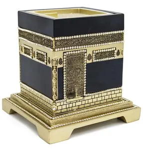 Islamic Table Decor | Kaba Replica S1650 | Medium - Gold