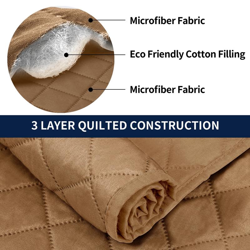 Easy-Going Sectional Couch Covers for Dogs, L Shape Sofa Cover Reversible Washable Sofa Slipcover, Water-Resistant Furniture Protector Sofa Blanket for Pets Kids, Livingroom, Homedecor