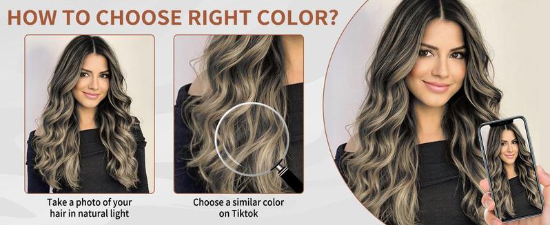 Vigorous Clip in Hair Extensions Long Wavy Synthetic Hairpieces,Natural & Soft Hair & Blends Well Hair Extensions,Easy to Wear for Women Girls Daily Use Event Party Use Vigorous Clip in Hair Extensions Long Wavy Synthetic Hairpieces,Natural & Soft Hair & Blends Well Hair Extensions,Easy to Wear for Women Girls Daily Use Event Party Use