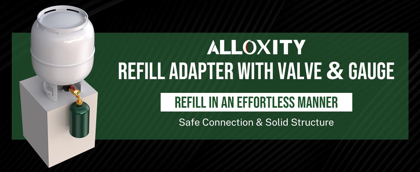 [Holiday Exclusive] Upgrade Your Plumbing with the Alloxity 90-Degree Elbow Adapter with Valve and Gauge, Includes Teflon Tape for Easy Installation