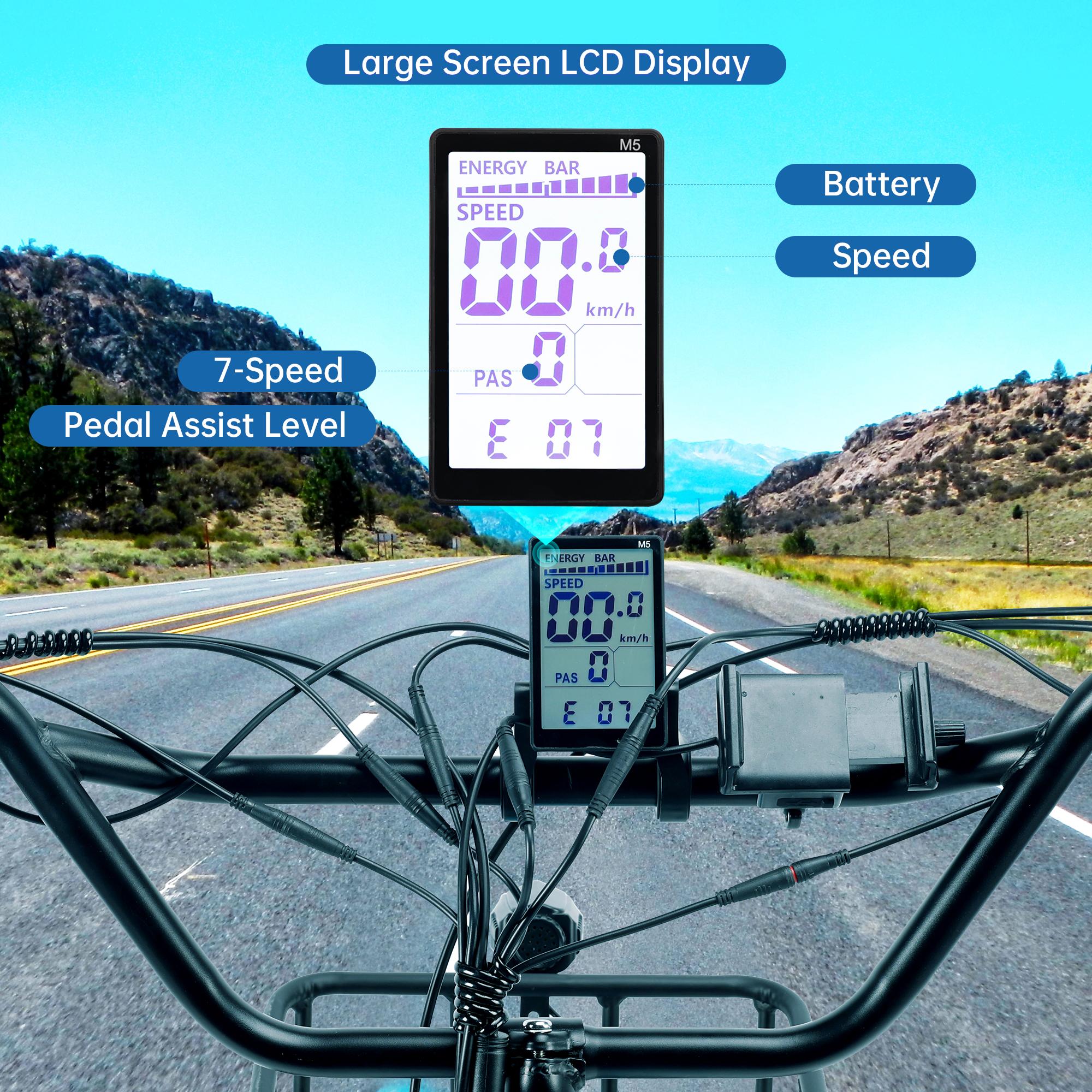 ‌Premium 400W Folding E-Trike Foldable Electric Tricycle with Rear Seat, 3 Wheel Ebike for Adults Olders, Speed ​​Adjustable/Pedal Assist