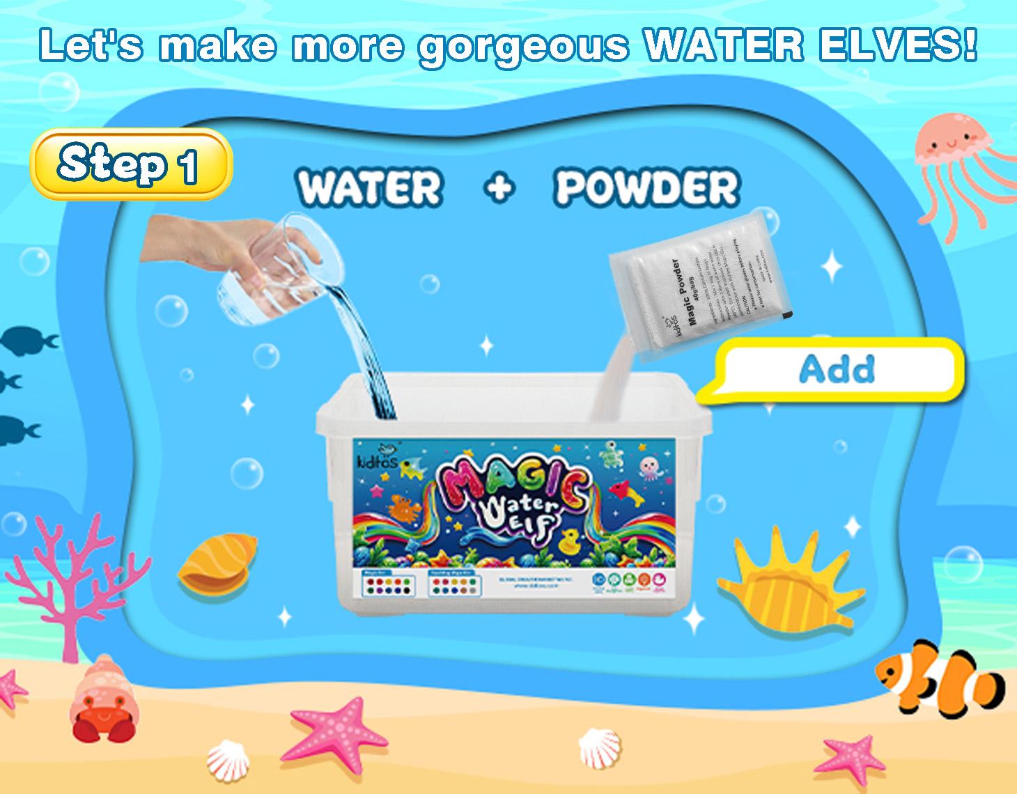 DIY Water Elf Magic Gel Colors