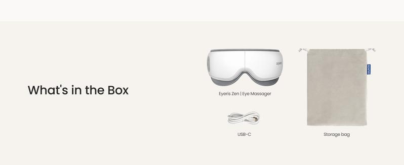 Renpho Eyeris Zen Ultra-Quiet Eye Massager with Heat, Valentines Day Gift Choice for Man Women Lightweight Heated Eye Mask for Migraines Face Massager for Dry Eyes Relief Birthday Gifts