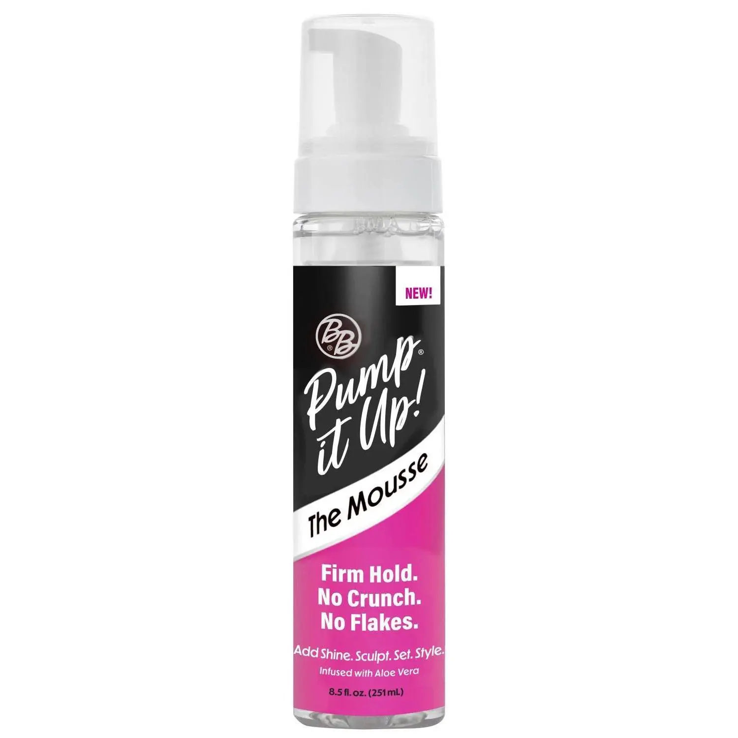 Bronner Bros Olive Oil Volumizing Haircare Mousse - Unisex, Unscented, Lightweight No-Crunch Foam, Sculpt & Define, Firm All-Day Hold for Curly & Natural Curls, Single Item (Bronner Brothers)