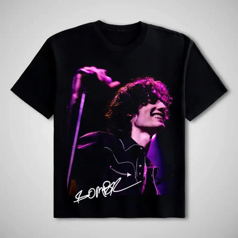 Women's Basic Cotton Short-Sleeve Casual T-Shirt - Sombr Tee, 2026 You Are the Reason Tour Graphic, Emotional Lyrics Print, TikTok-Style Design