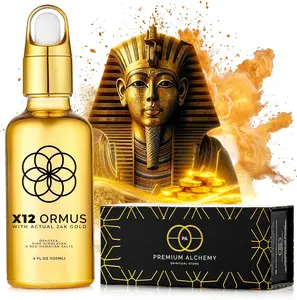 X12 Ormus Monoatomic Gold Liquid 4oz – Trace Mineral Blend with 24K Gold, Dead Sea & Himalayan Salt Minerals, Premium Liquid Ormus Formula for Daily Wellness, Mineral Support Supplement