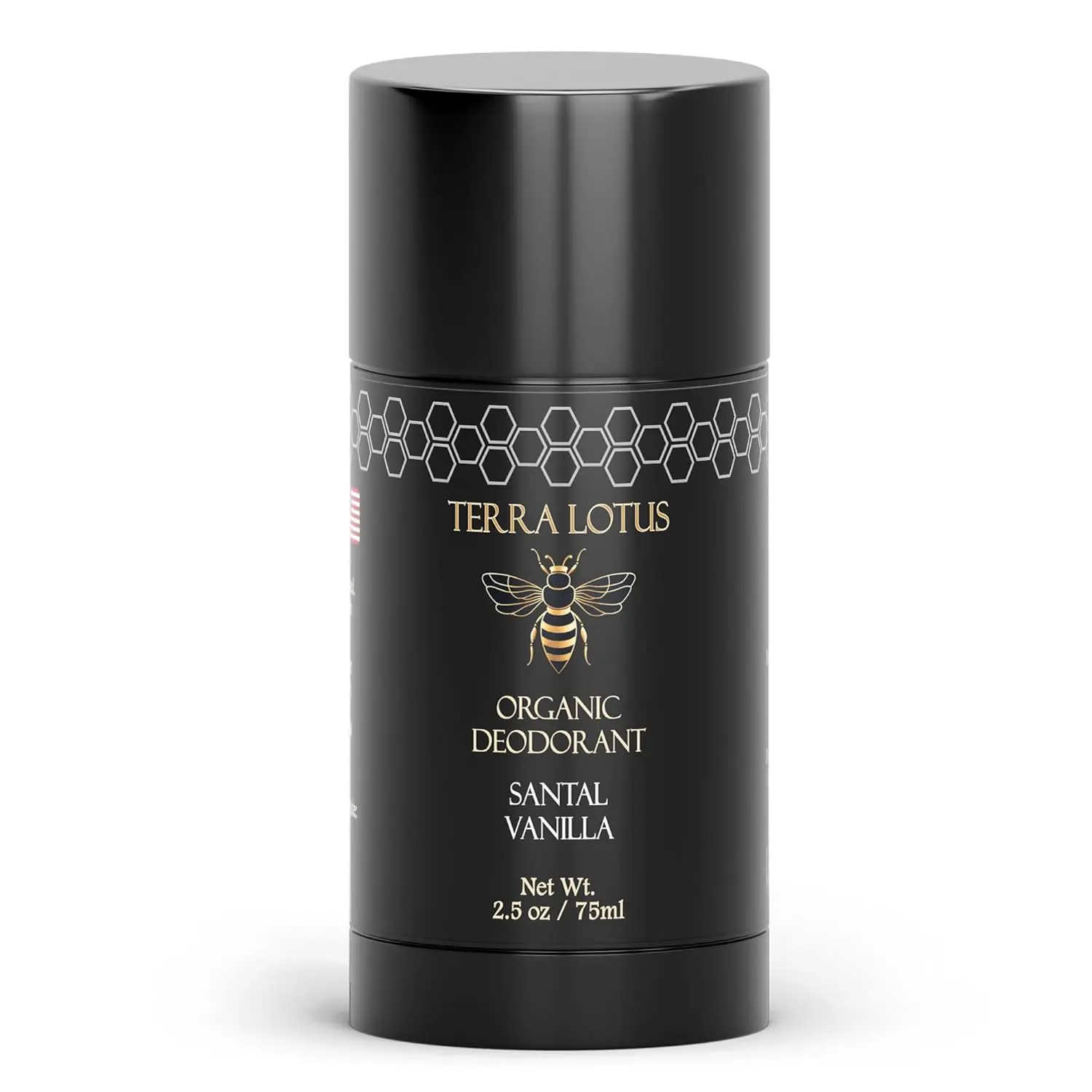 Terra Lotus - Organic Deodorant - Extra Strength 24 Hour Odor Protection for Women & Men - Handcrafted in USA - Aluminum Free and Baking Soda Free - (2.5 Oz)