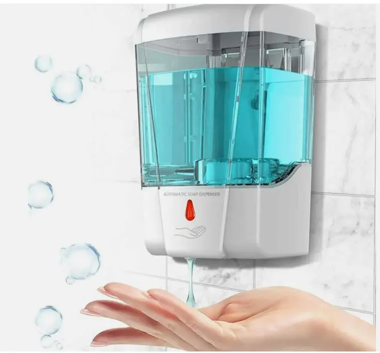 700ML US Automatic Liquid Soap Dispenser Handfree Touchless IR Sensor