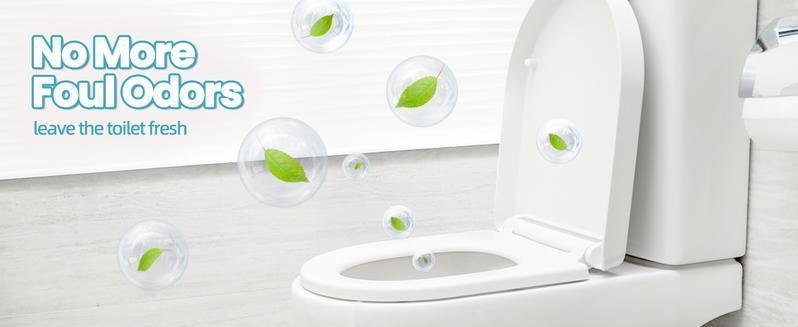 3PCS Toilet Bowl Cleaner Bottle, Cute Dinosaur-Shaped Bathroom Toilet Tank Cleaner with Ocean, Jasmine, and Peach Scent full head coverage