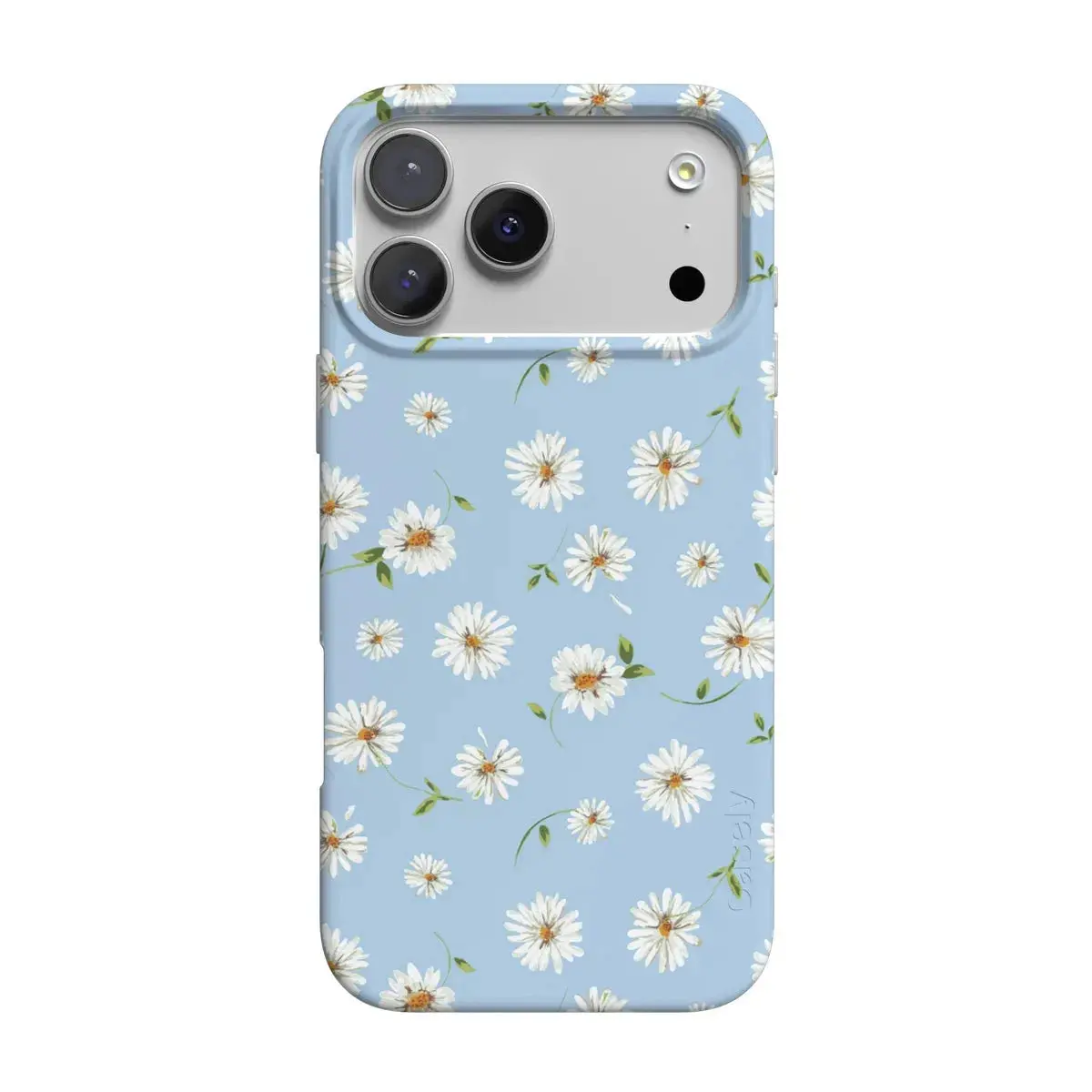 Casely iPhone 17 Pro Max Case | Daisy Daydream | Baby Blue Floral | Compatible with MagSafe | Classic Ultra Thin Design