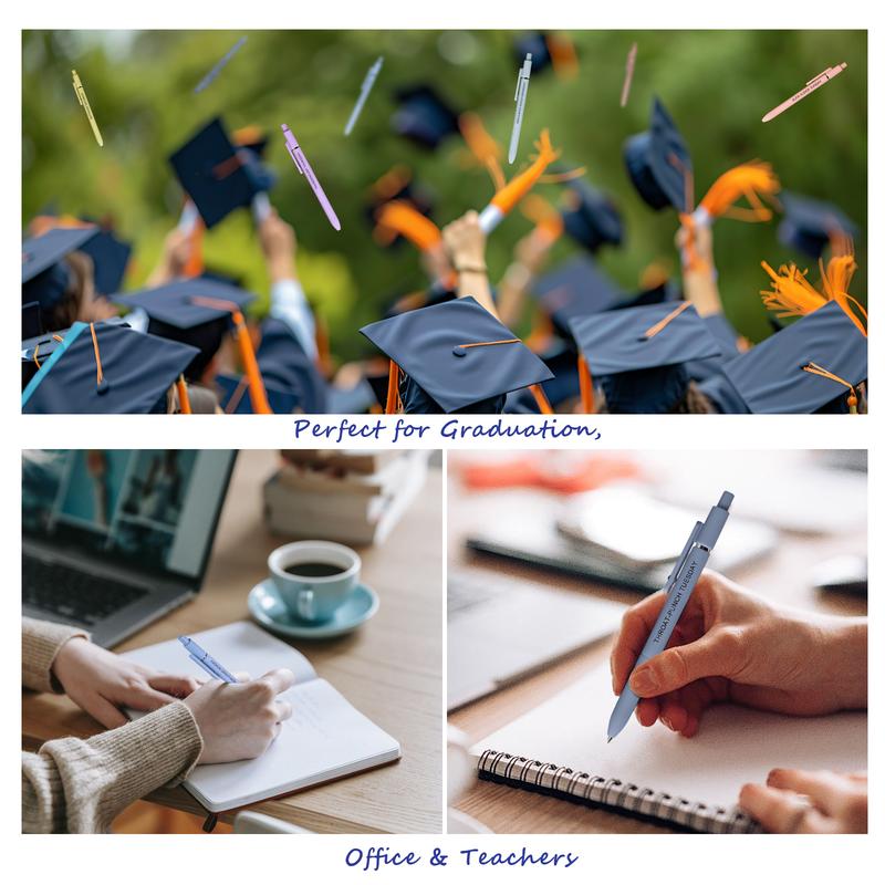 Funny Daily Quote – 7-Pack Smooth Writing Novelty with Sarcastic Sayings, Quick Drying  rainbow Gel Pens Set Hilarious Office Gifts for Coworkers & Adults