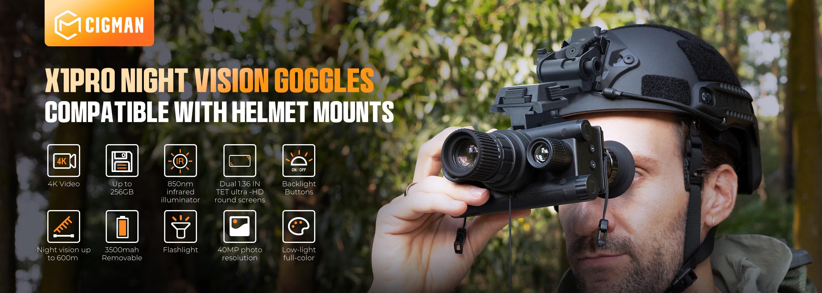 CIGMAN NVG Helmet and Metal Mount Adjustable Full Metal Aluminum NVG Mount for Helmet with Stability and Wear Resistance(No goggles) SpringStatements