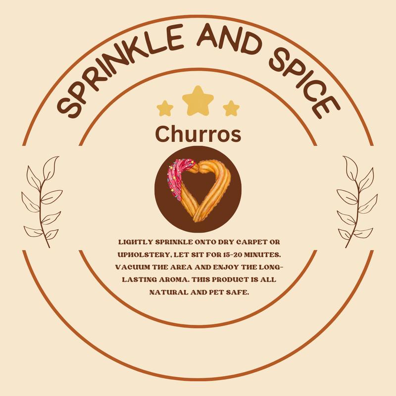 Sprinkle and Spice: Churros Carpet and U[holstery Freshener