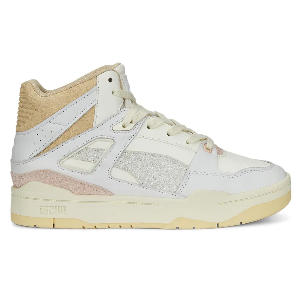 PUMA Womens Slipstream Hi Thrifted High  Sneakers Shoes Casual - Off White