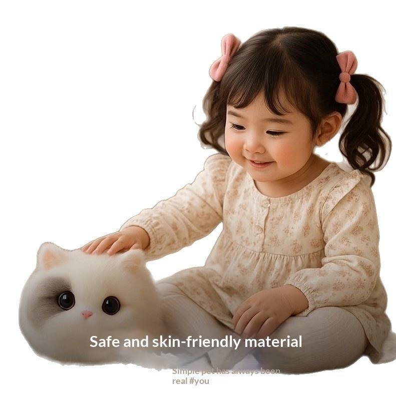 WALULU Cat AI Talking Toy Emotional Companion Plush Doll Children Trendy Gift Electronic Pet Interactive Plaything