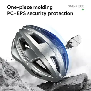 ROCKBROS Bicycle Helmet MTB Road Cycling Rear Light s Integrally-molded EPS+PC Ultralight