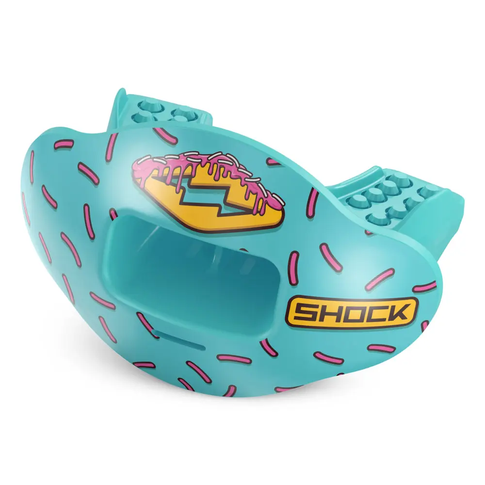 Blue/Pink Sprinkle Drip Max AirFlow Football Mouthguard