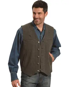 Wyoming Traders Men's Wool Vest - Vc-Grey
