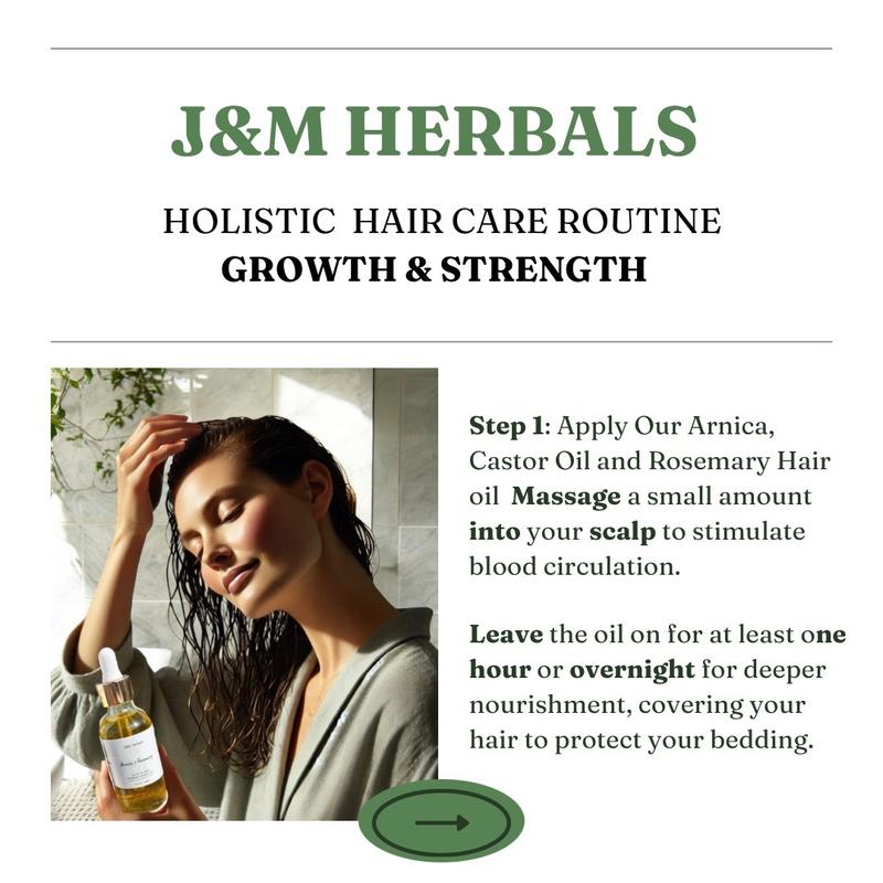 Organic Rosemary & Castor Hair Growth Oil