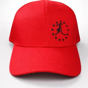 R3 red with black logo Snapbacks