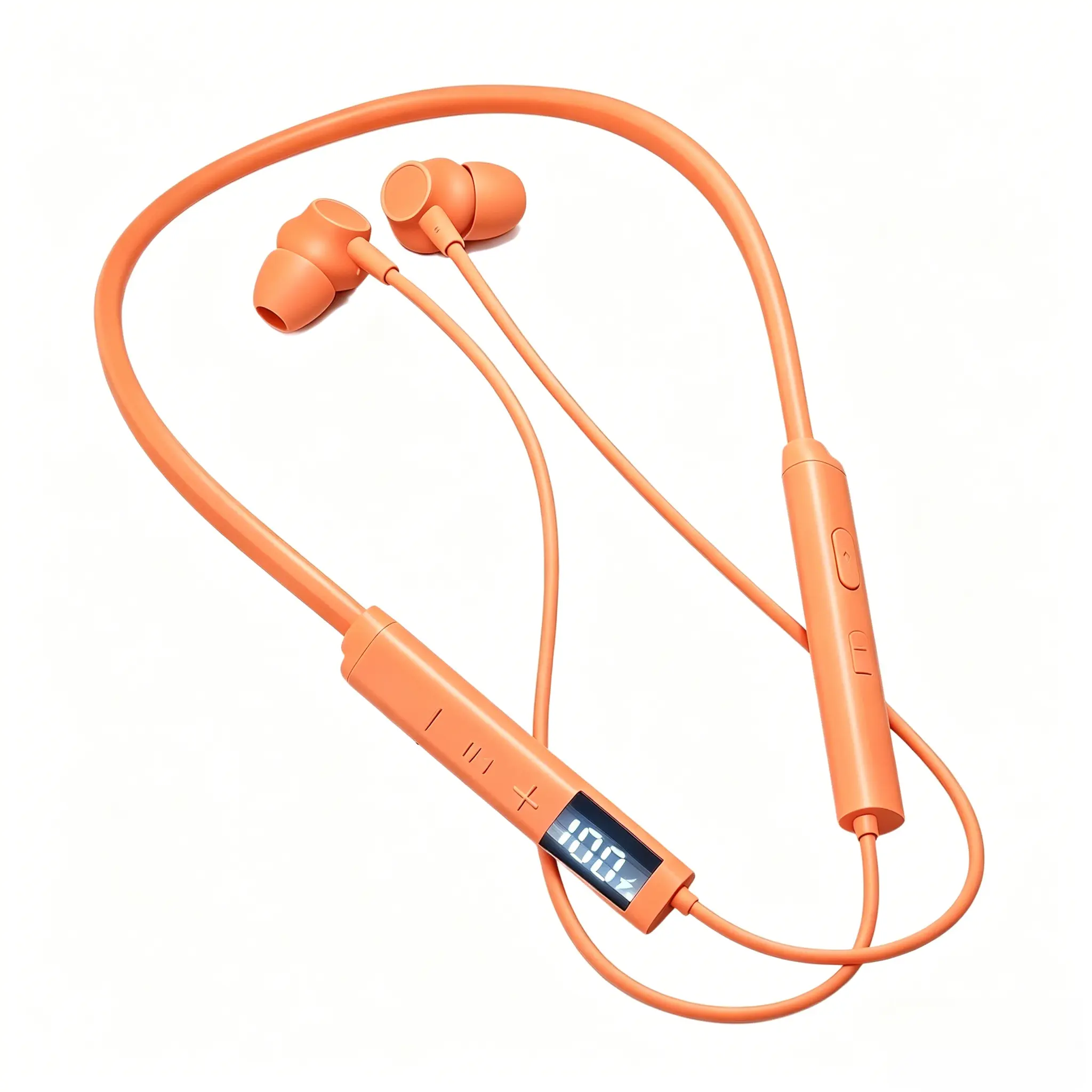 Wireless Bluetooth Neckband Gaming Headset - Stereo In-Ear Sweatproof Earbuds with 12mm Diaphragm, Type-C Fast Charging, 0.06s Low Latency, Memory Function, Durable Build, Sound Isolation (Compatible with Phones/Tablets)
