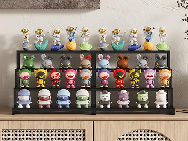 Lifewit 4 Tier Black Display Stand for Cologne, Perfume, Figures, Cupcakes, Desserts, Spices & Fragrance